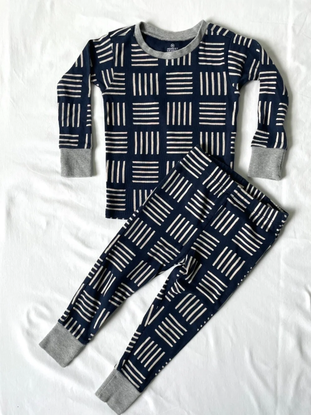 2-PAIR “Honest Baby” Organic Sz2/2T Boys Pajama Sets